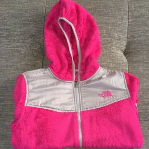 Girl’s Pink North Face Fleece Jacket